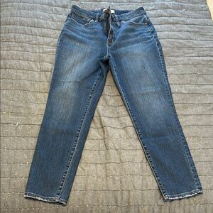 Madewell Curvy High-Rise Skinny Crop Jeans, 29